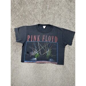 Vintage‎ Women Tops Pink Floyd 1987 Concert Shirt Touch Of Gold, Made USA Size M
